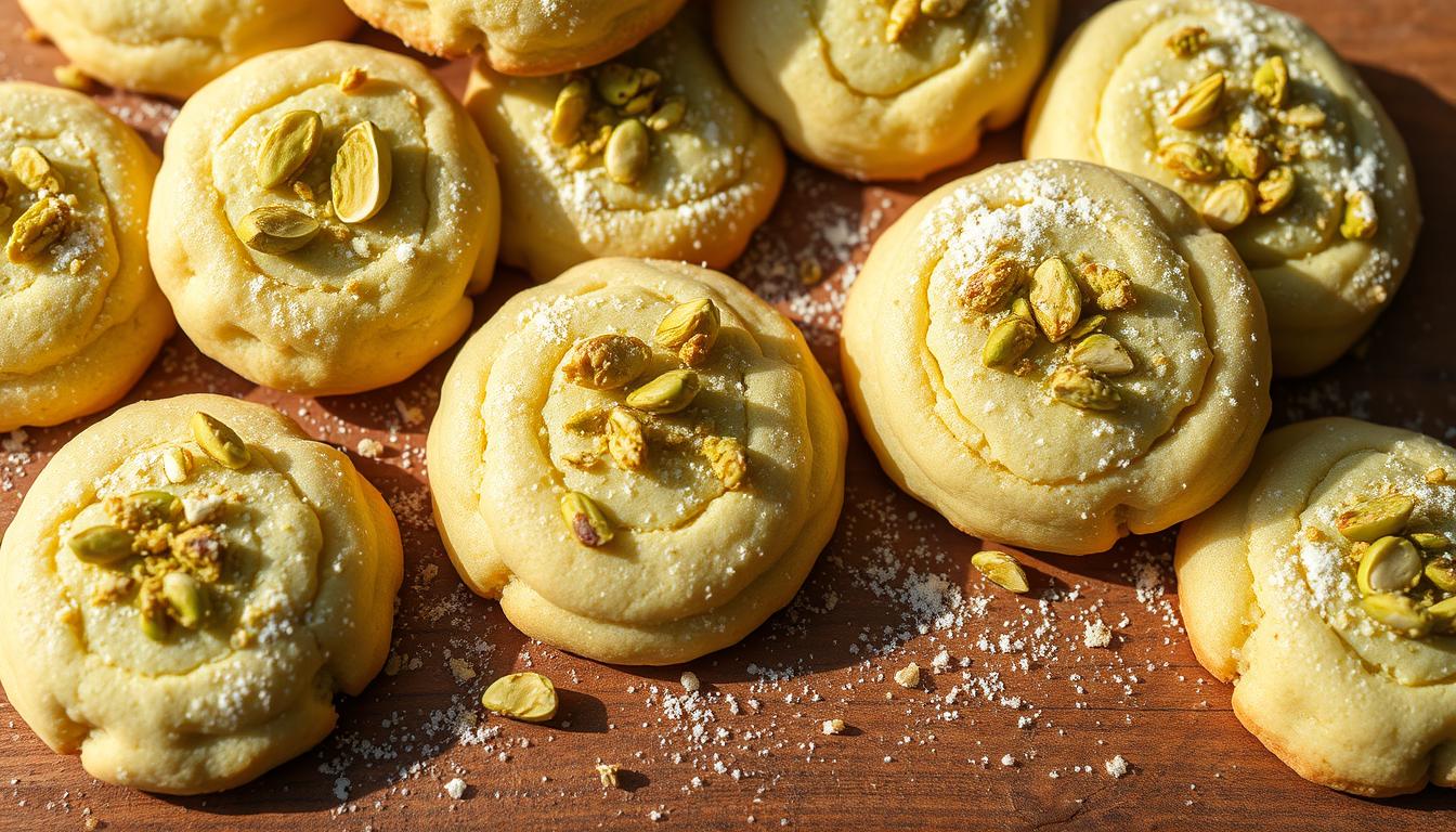 Pistachio Ricotta Cookies