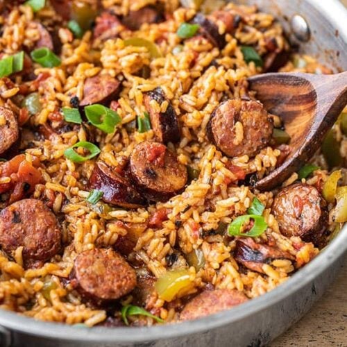 Cajun-Sausage-and-Rice-Skillet-front-500x500